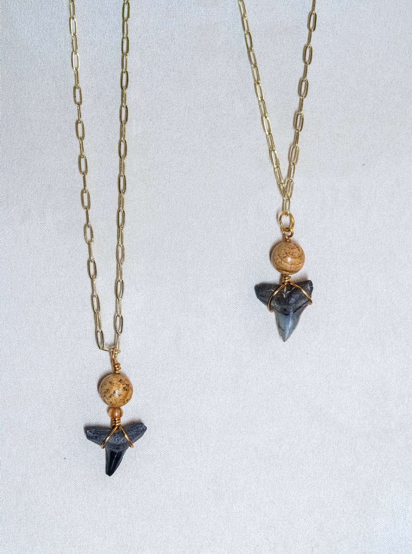 Jupiter Gem Shark Tooth Necklace Collection