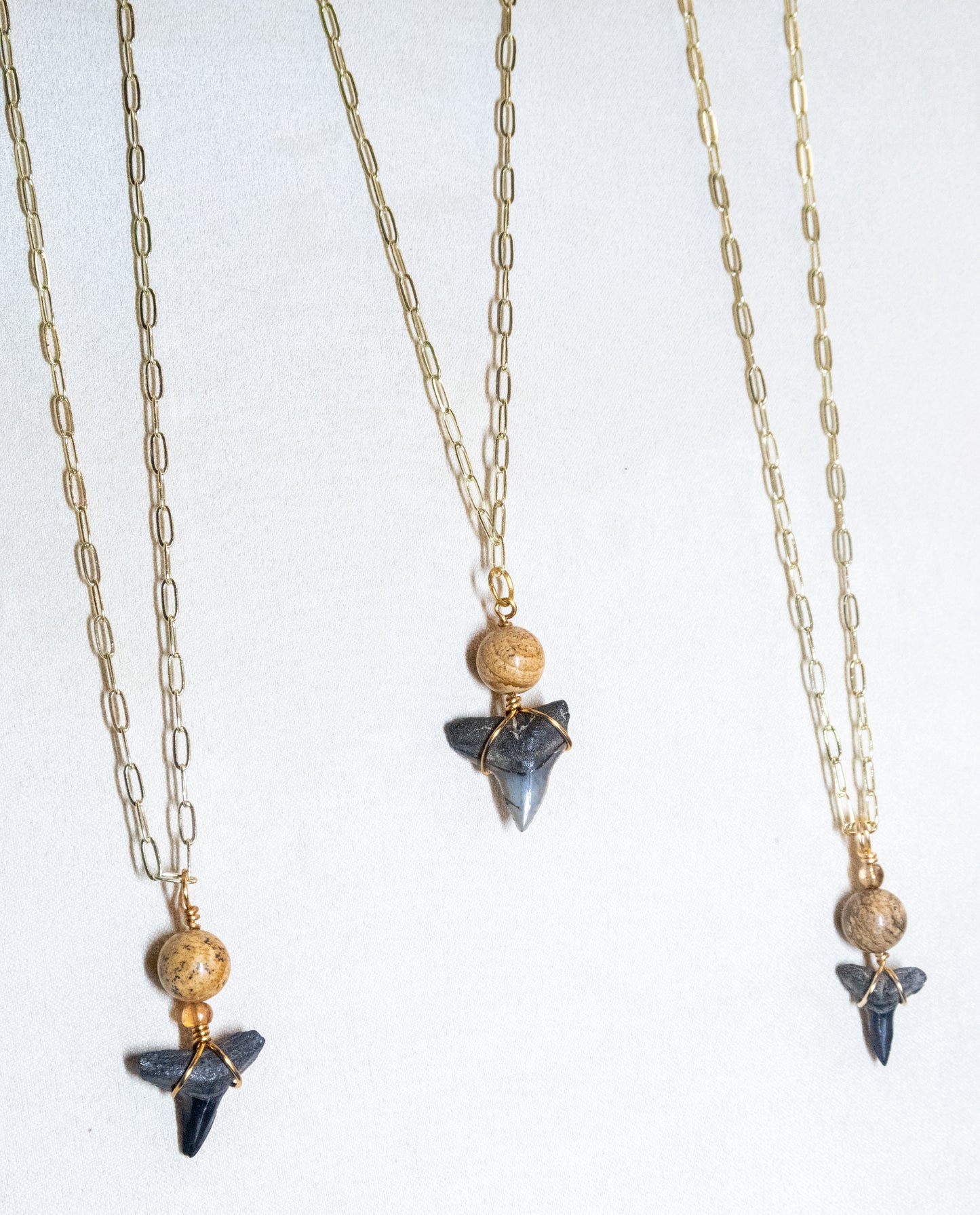 Jupiter Gem Shark Tooth Necklace Collection