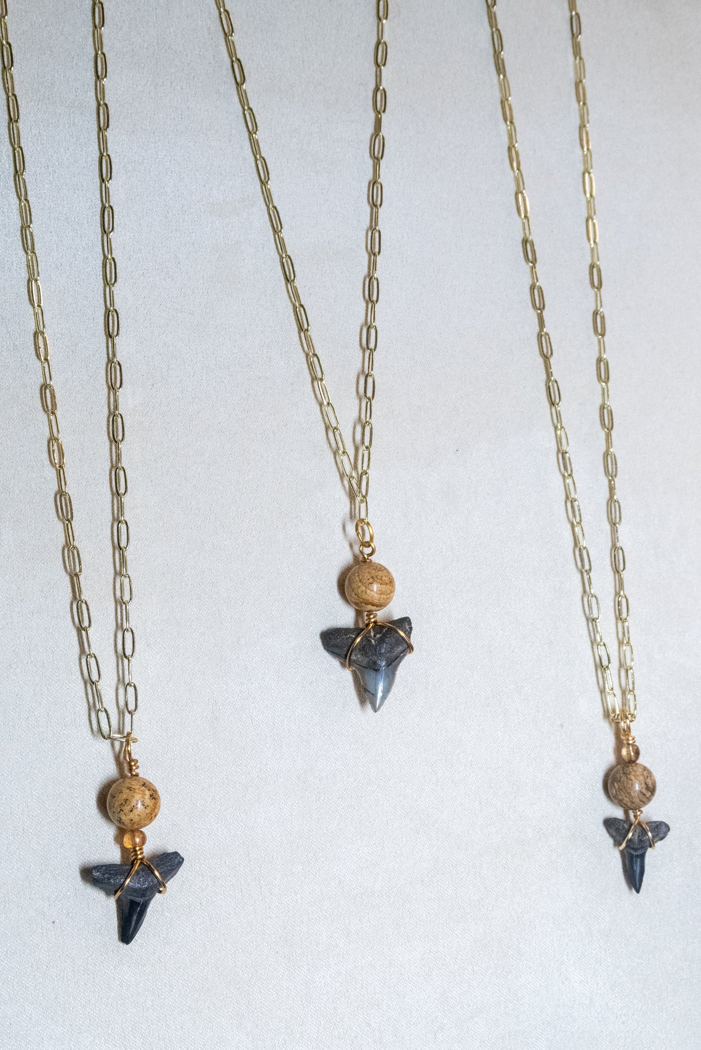 Jupiter Gem Shark Tooth Necklace Collection
