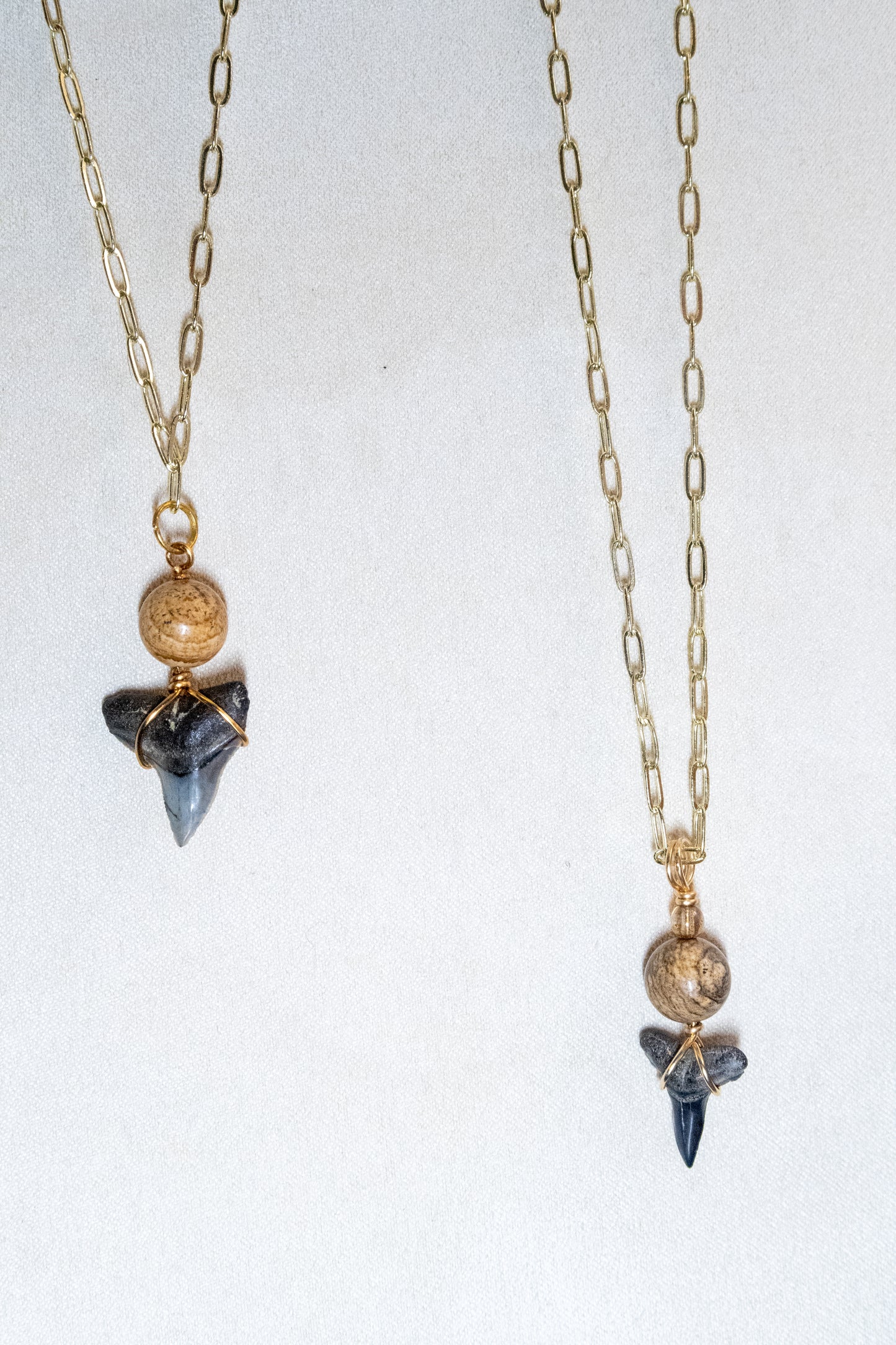 Jupiter Gem Shark Tooth Necklace Collection