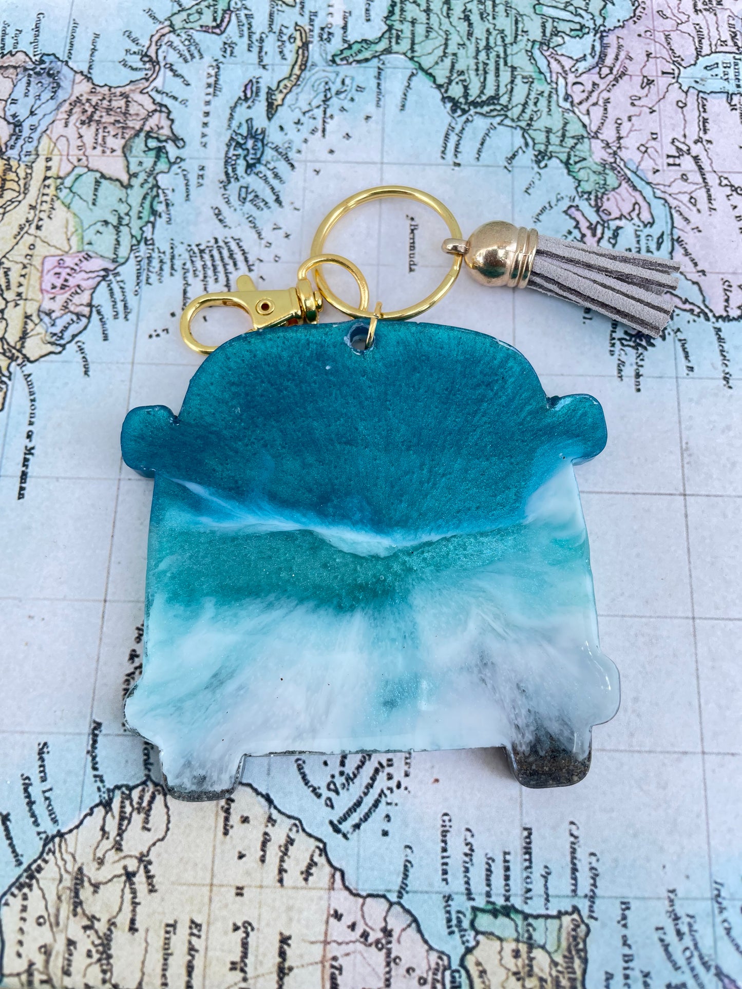 Volkswagen Bus | Juno Beach Sand Keychain