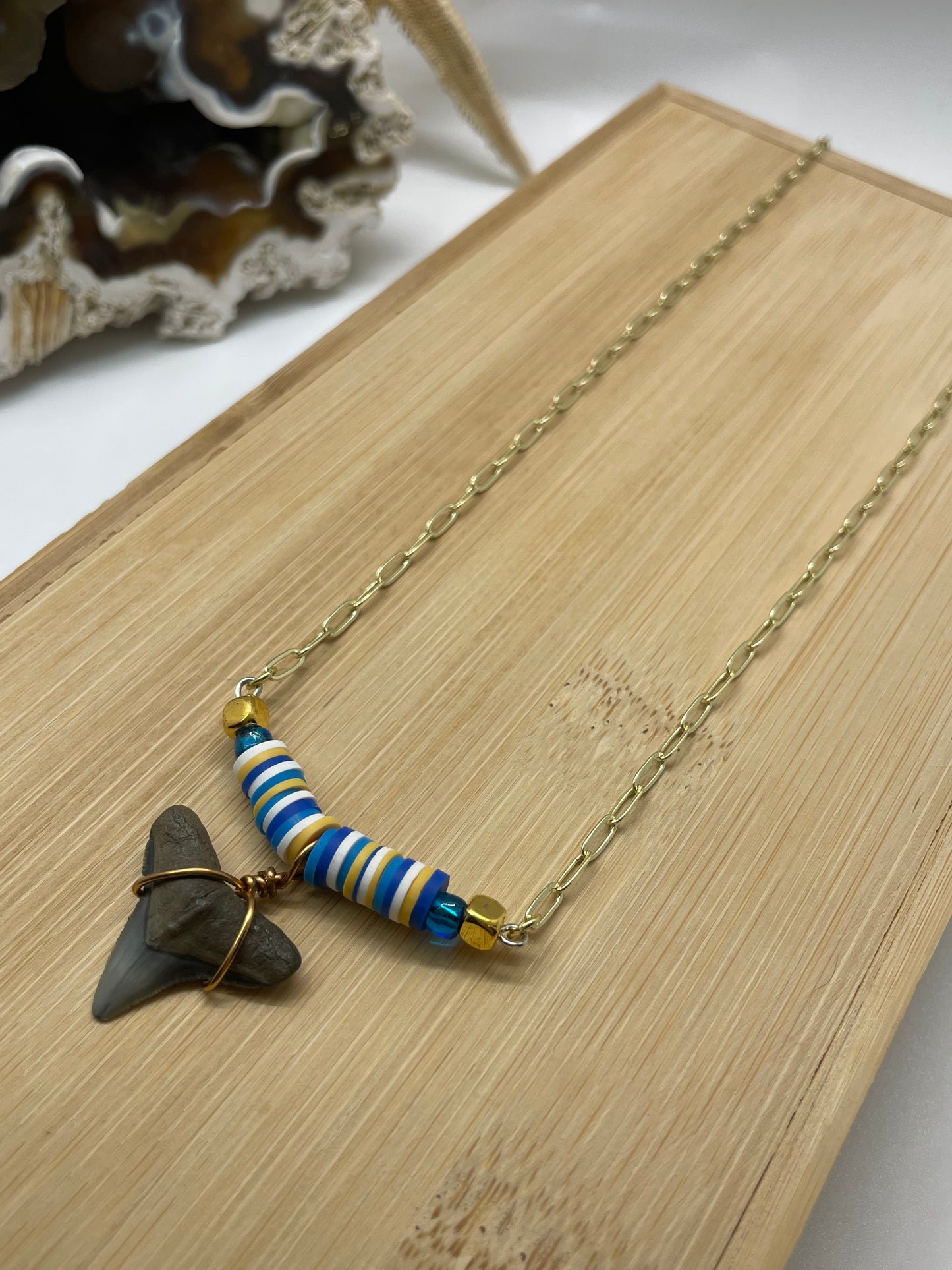 Bull Shark | Gold Filled Paperclip Chain