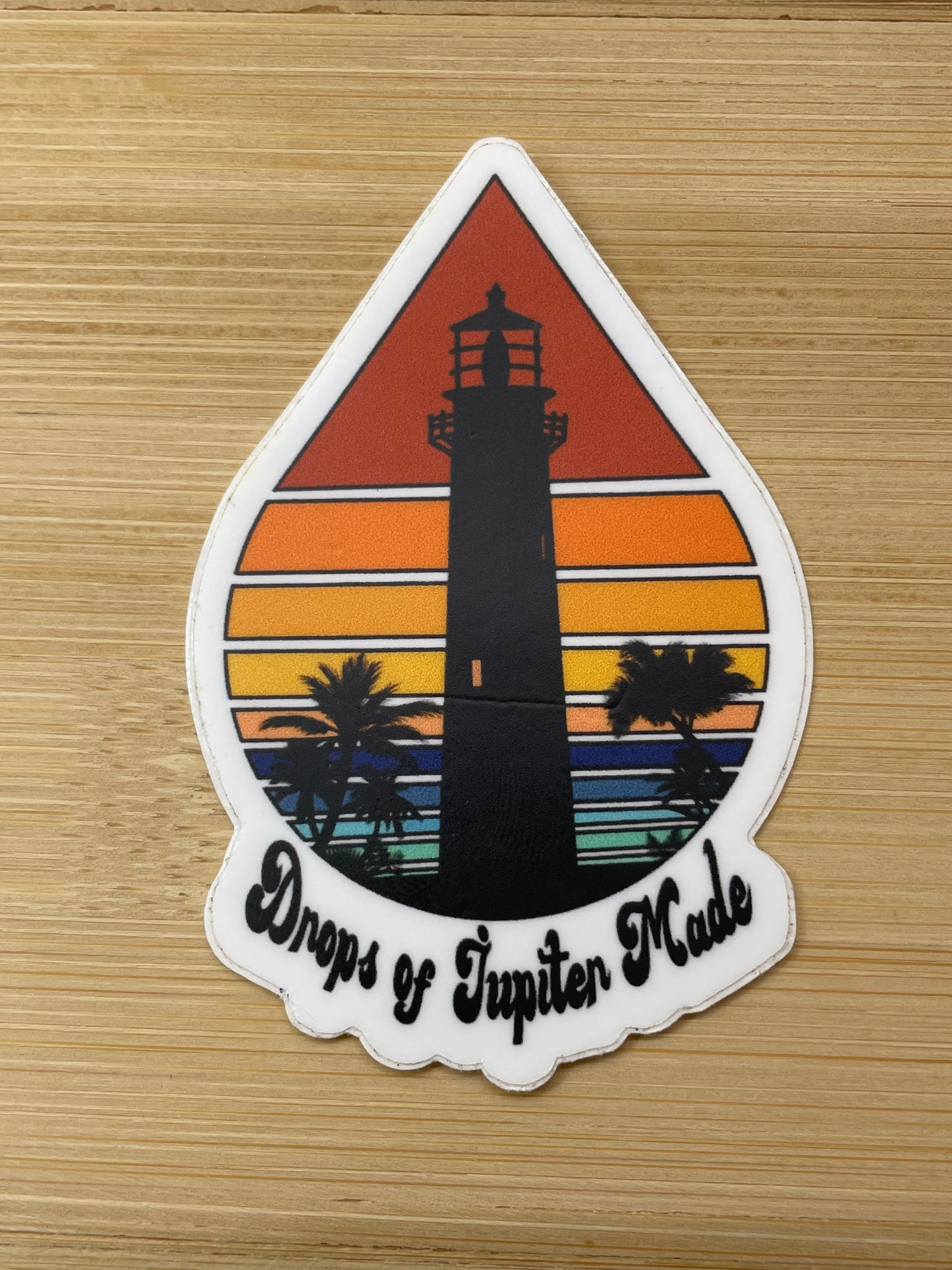 Drops of Jupiter Made Sunrise Logo Sticker