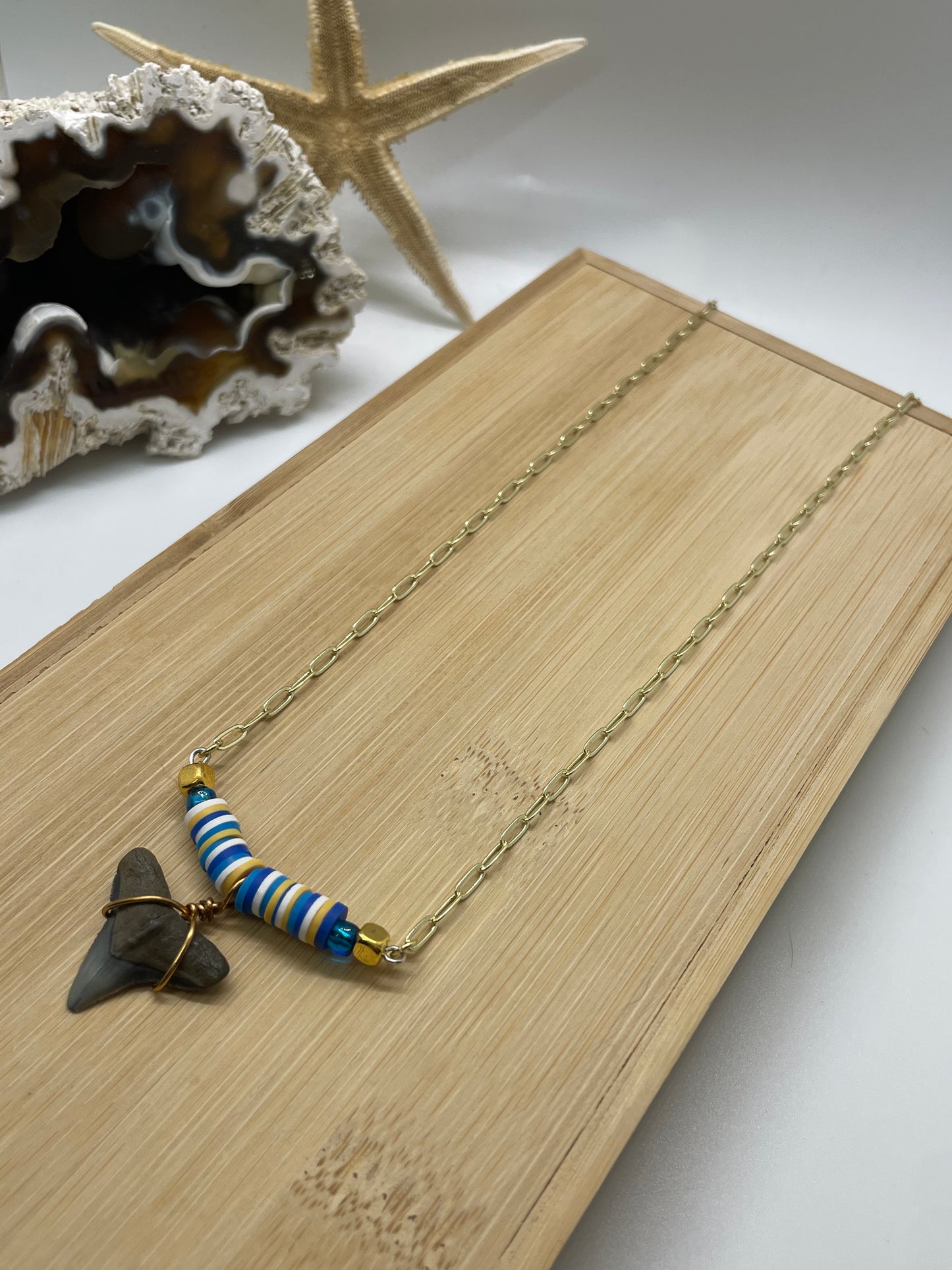 Bull Shark | Gold Filled Paperclip Chain