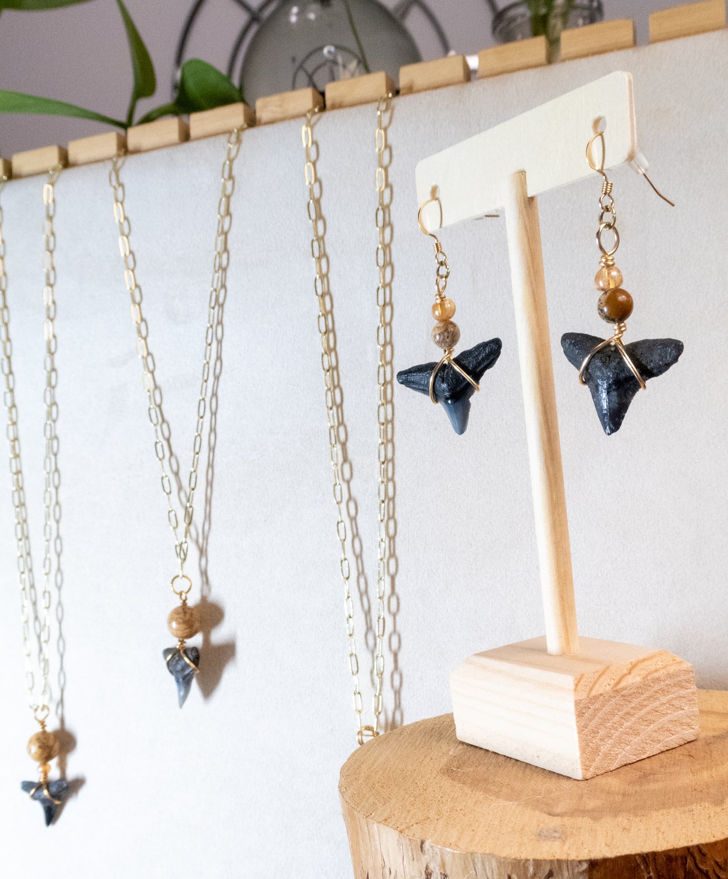 The Jupiter Earring | Silky Shark Tooth