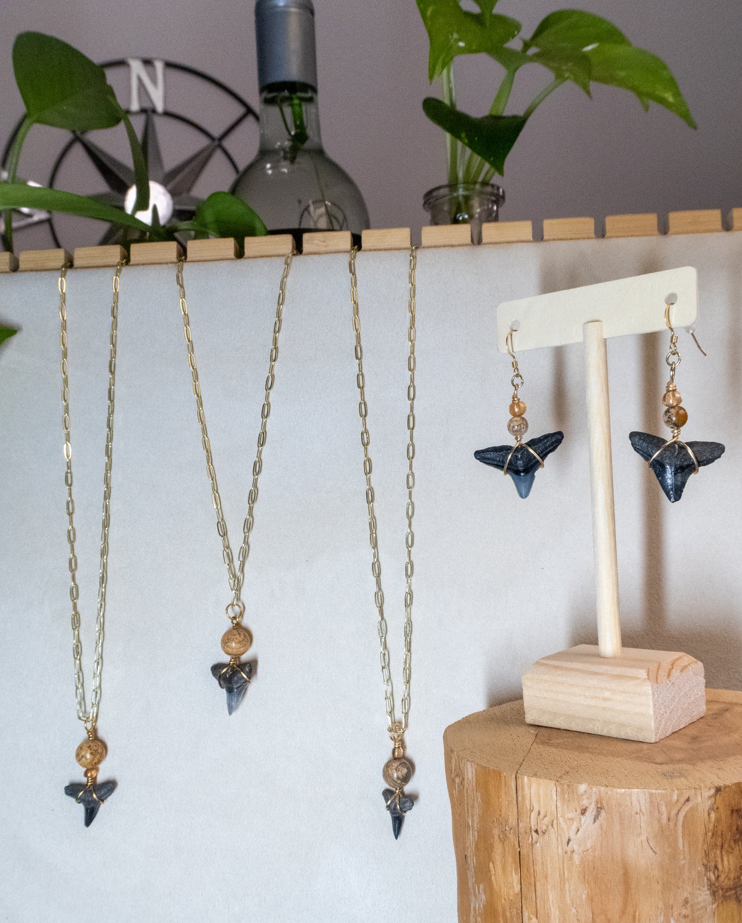 The Jupiter Earring | Silky Shark Tooth