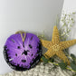 Purple Turtle Eclipse | Coconut Creek FL 2023 | Painted Sand dollar Ornament