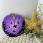 Purple Turtle Eclipse | Coconut Creek FL 2023 | Painted Sand dollar Ornament