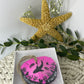 Pink Shark Eclipse | Hollywood Florida | Painted Sand dollar Ornament